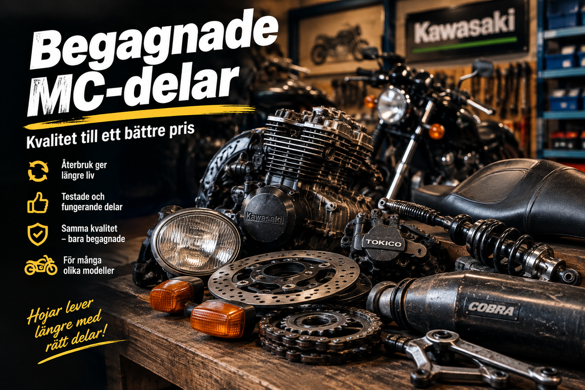 Begagnade MC-delar