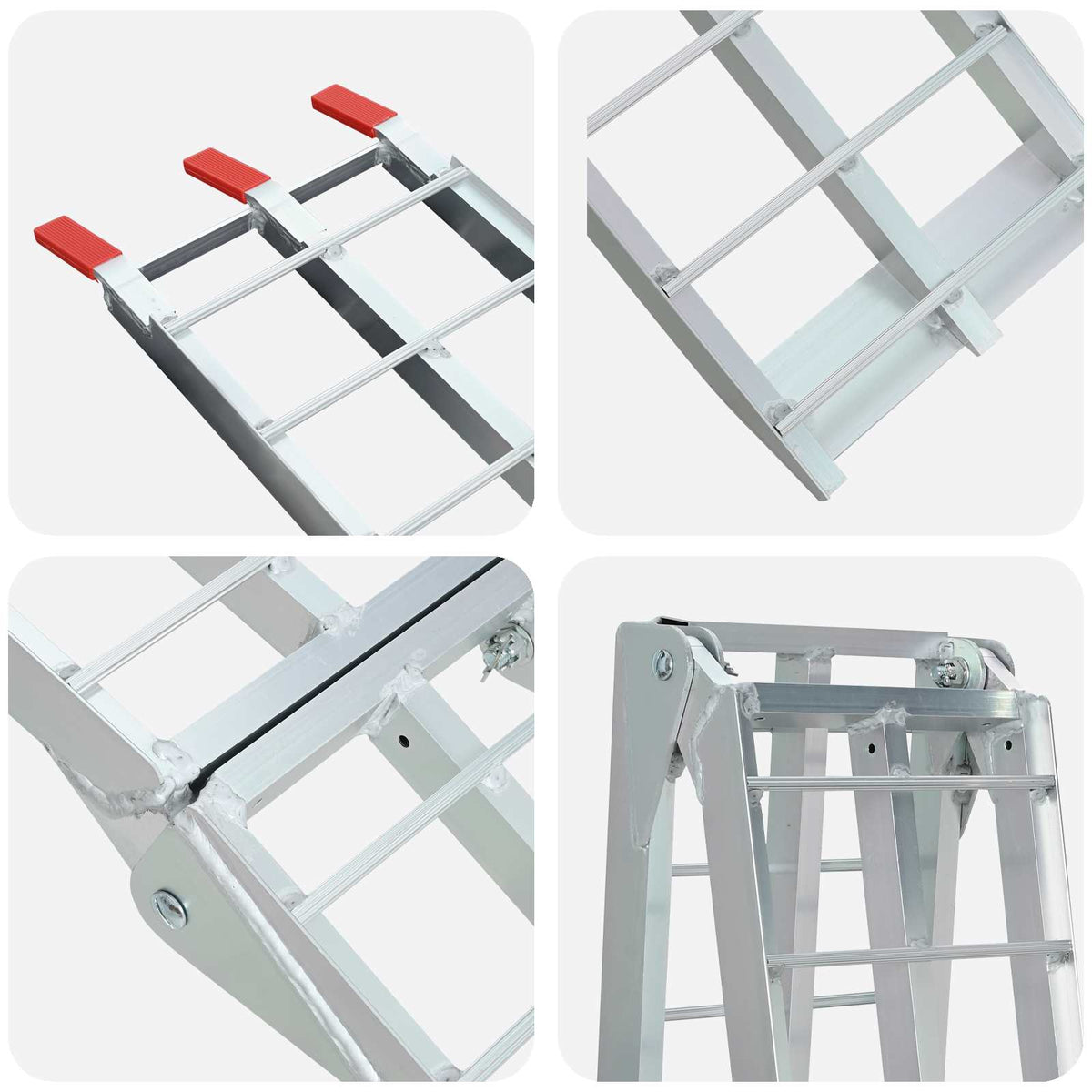Motorcykel Ramp Silver 340 Kg Per Styck Aluminium