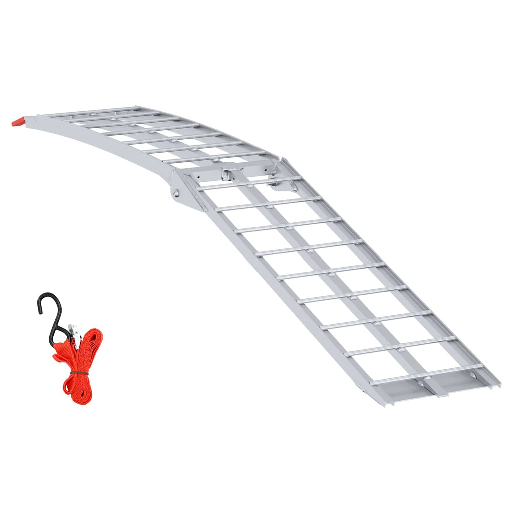 Motorcykel Ramp Silver 340 Kg Per Styck Aluminium