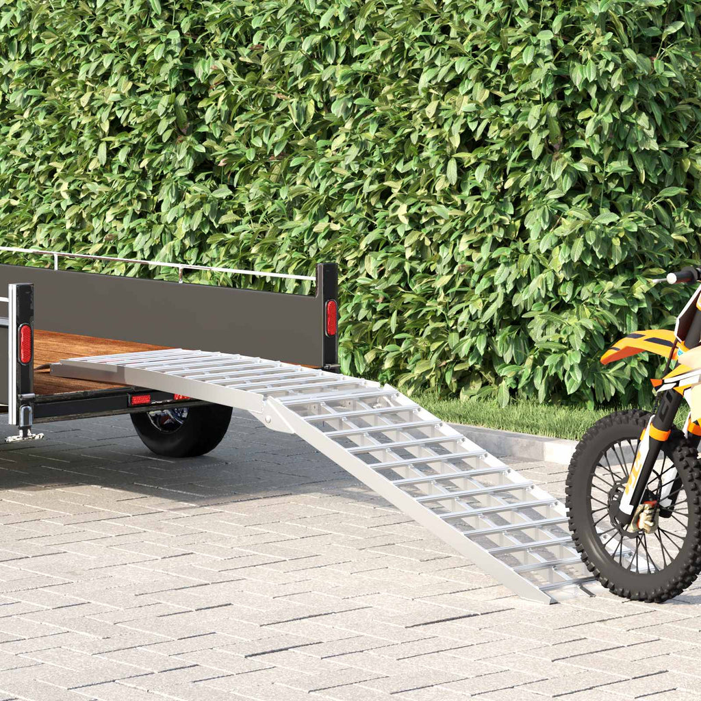 Motorcykel Ramp 680 Kg Silver 680 Kg Aluminium