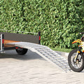 Motorcykel Ramp 680 Kg Silver 680 Kg Aluminium