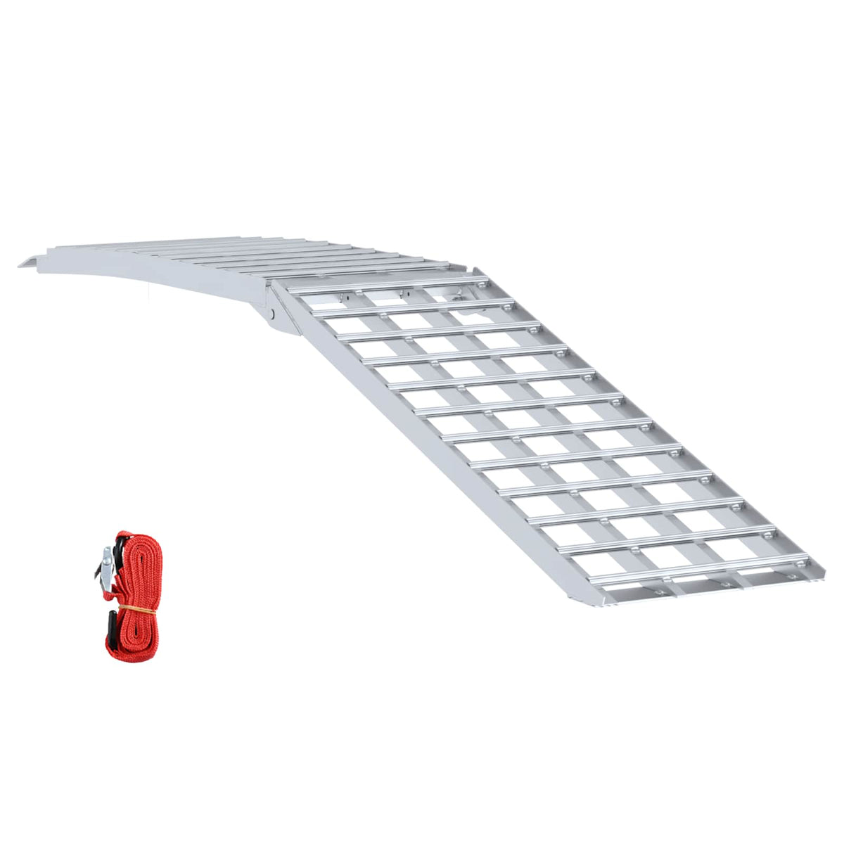 Motorcykel Ramp 680 Kg Silver 680 Kg Aluminium