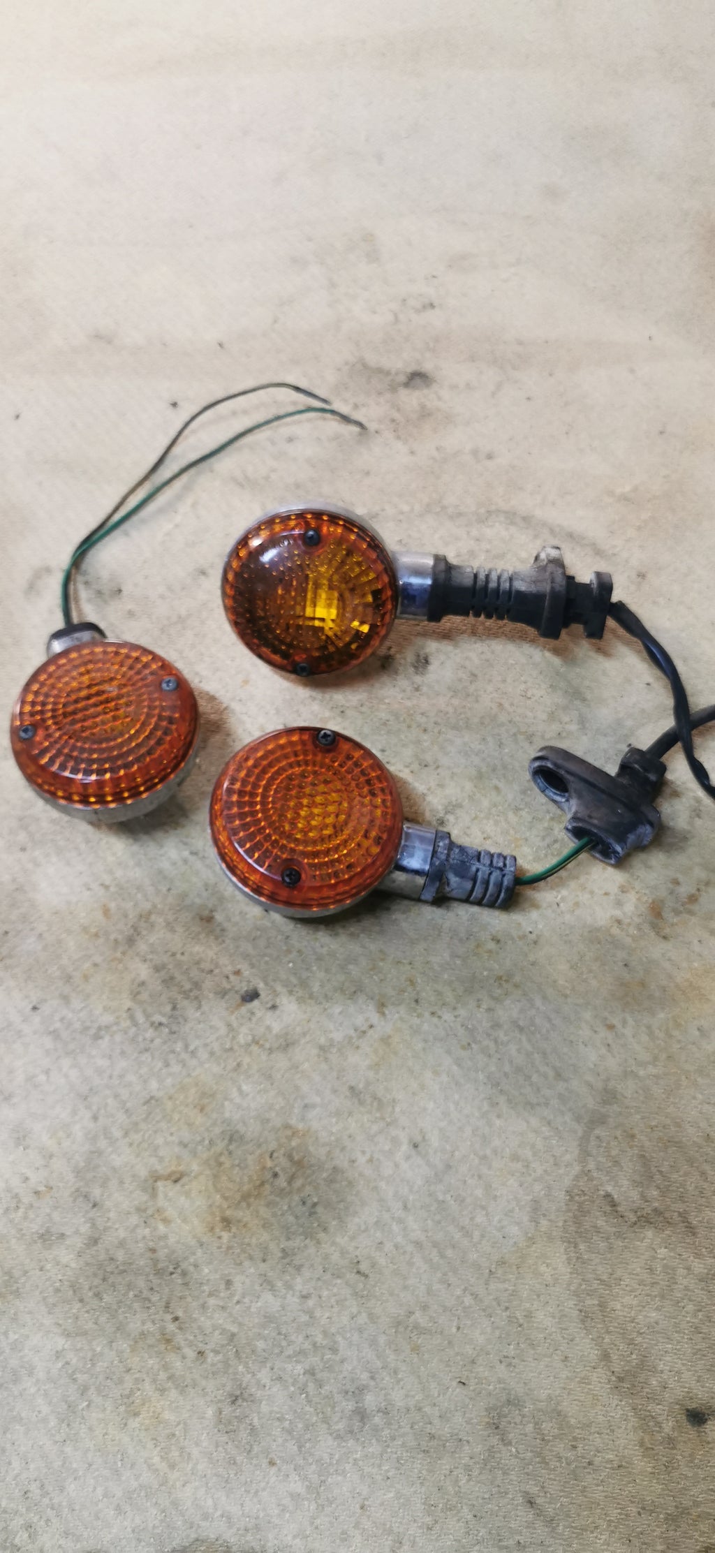 Kawasaki EN400 / EN450 LTD (1986) - Original Blinkers 3 st - Reservdelar / Rep.objekt