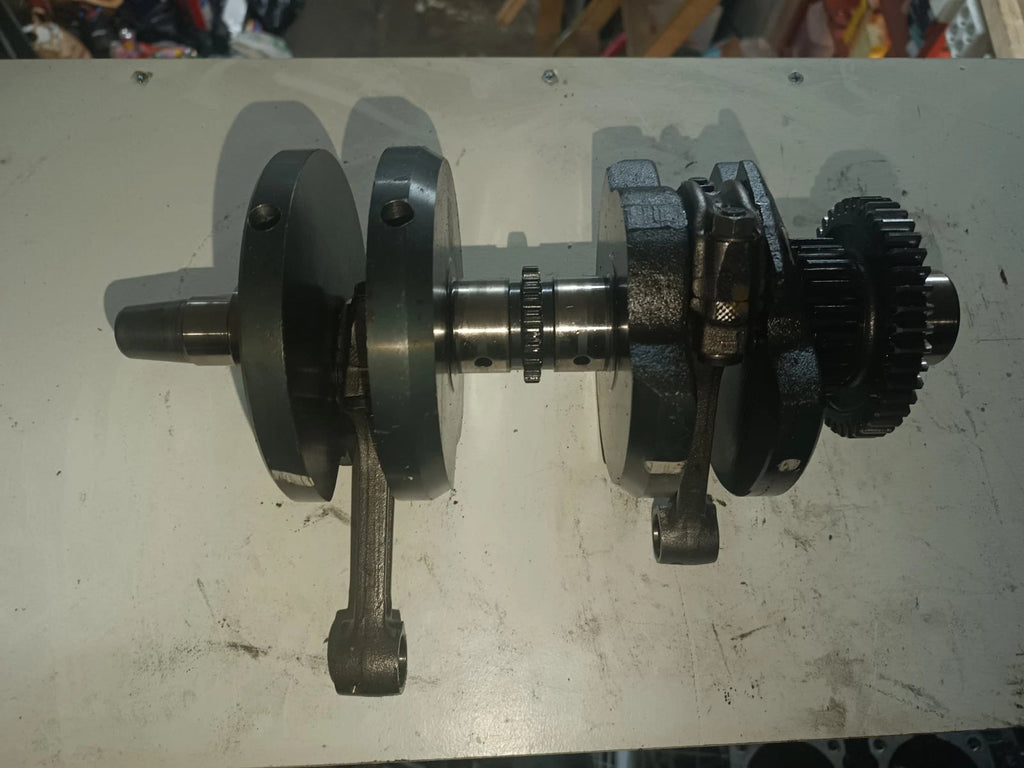 Vevaxel Komplett med Vevstakar – Kawasaki EN400 (A/B/C) 1986