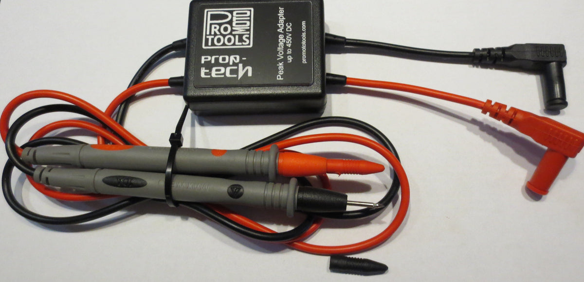 Adapter för mätning av toppspänning vid tänddiagnostik på motorcyklar