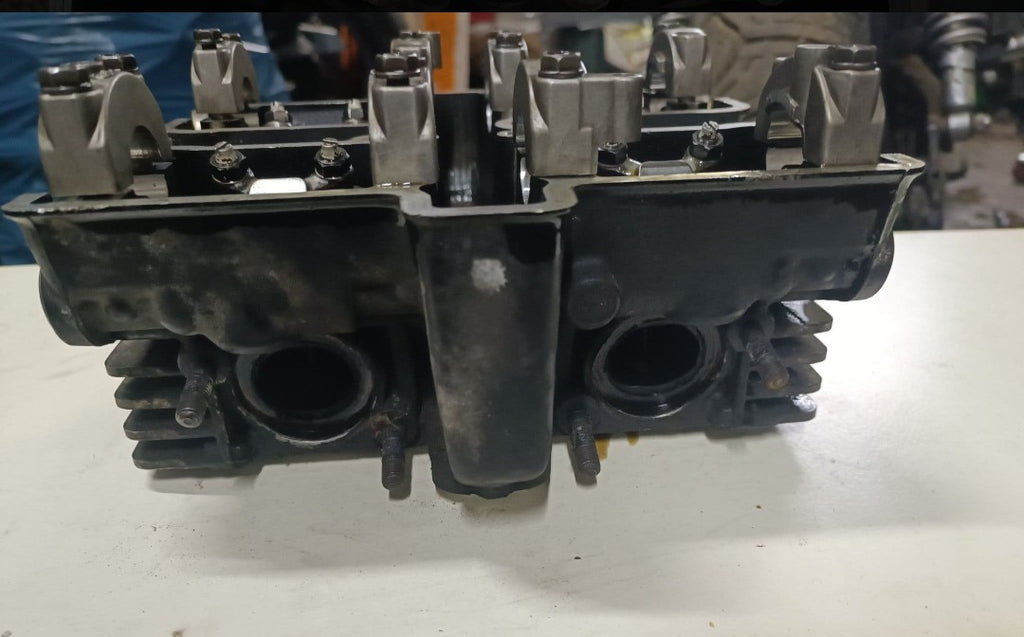 Kawasaki EN400A Zylinderkopf komplett mit Ventilen 1986 – 36 440 km