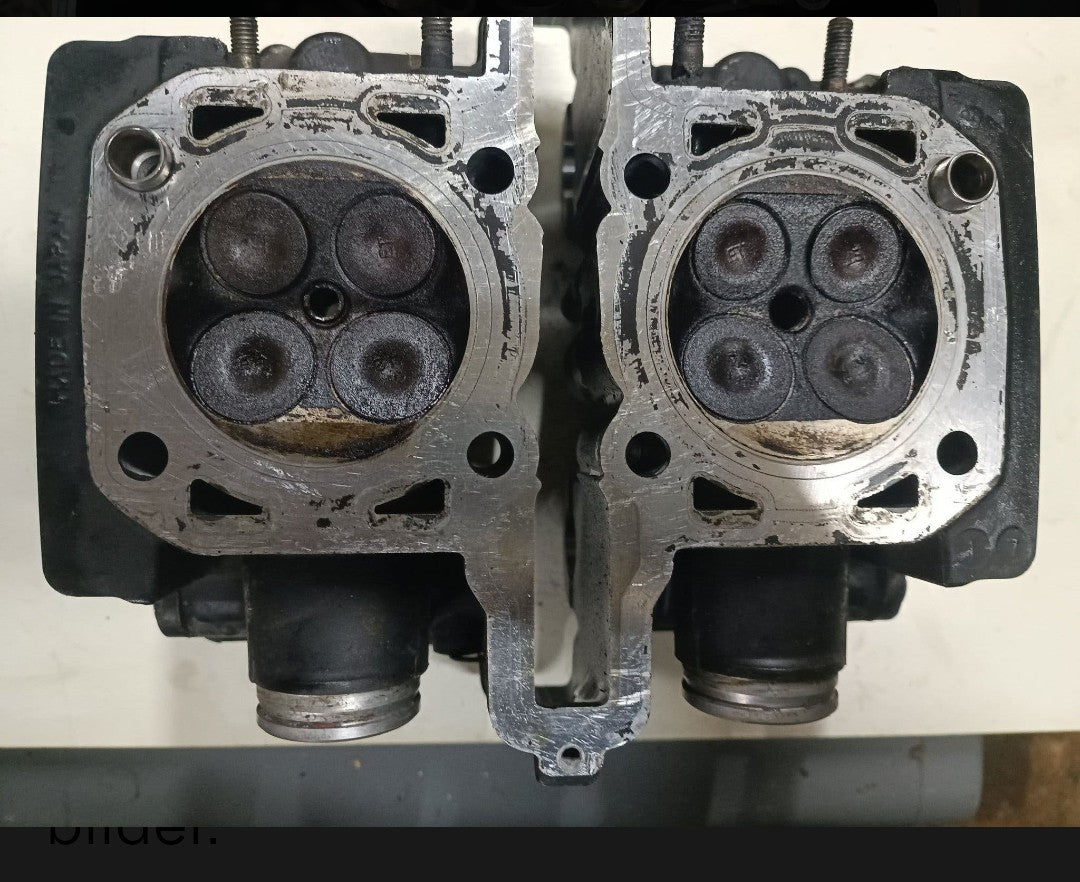 Kawasaki EN400A Zylinderkopf komplett mit Ventilen 1986 – 36 440 km