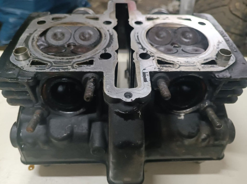 Kawasaki EN400A Zylinderkopf komplett mit Ventilen 1986 – 36 440 km