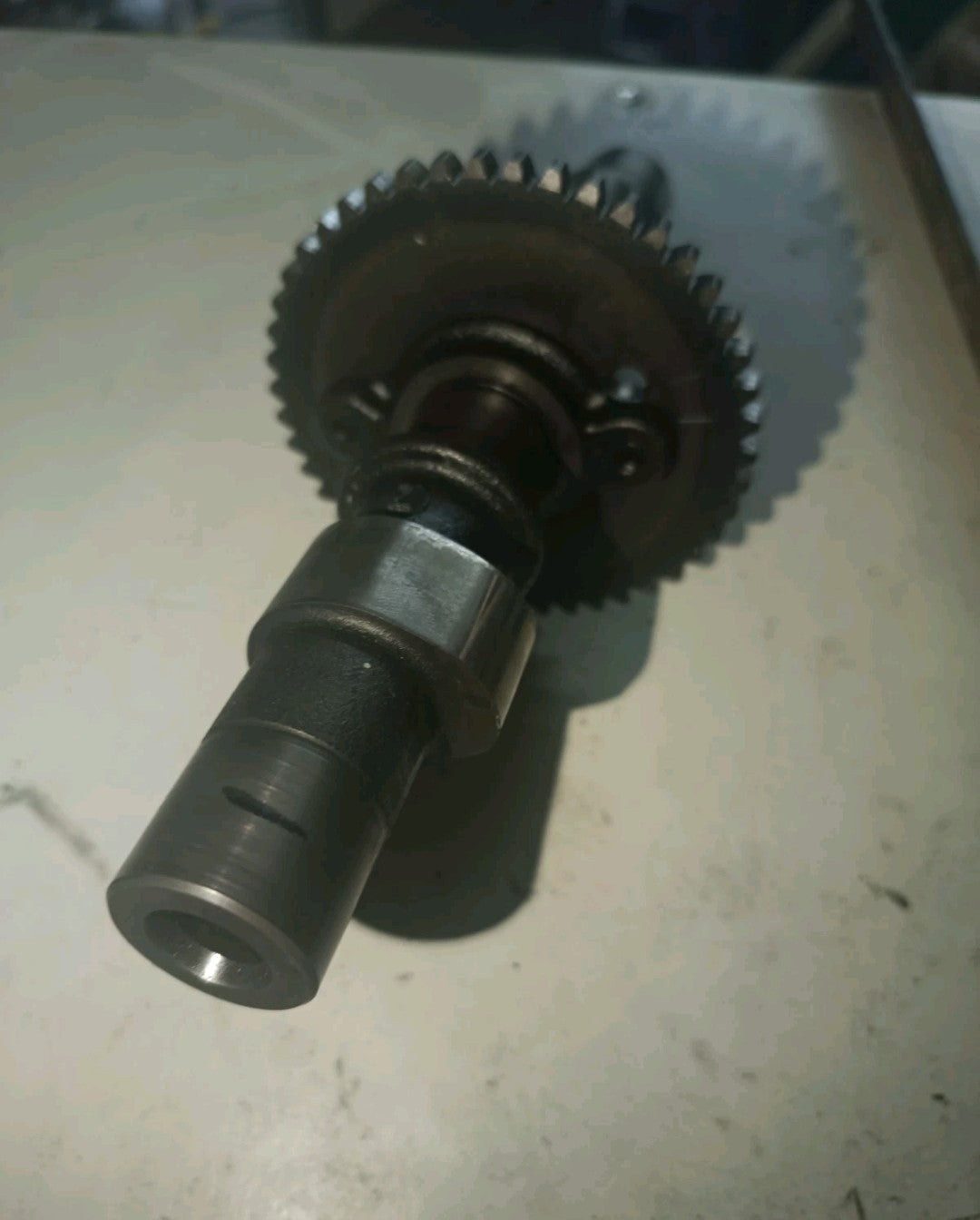Komplett Avgaskamaxel med Kamdrev (46T) OEM 12044-1168 – Kawasaki EN400A (1986)