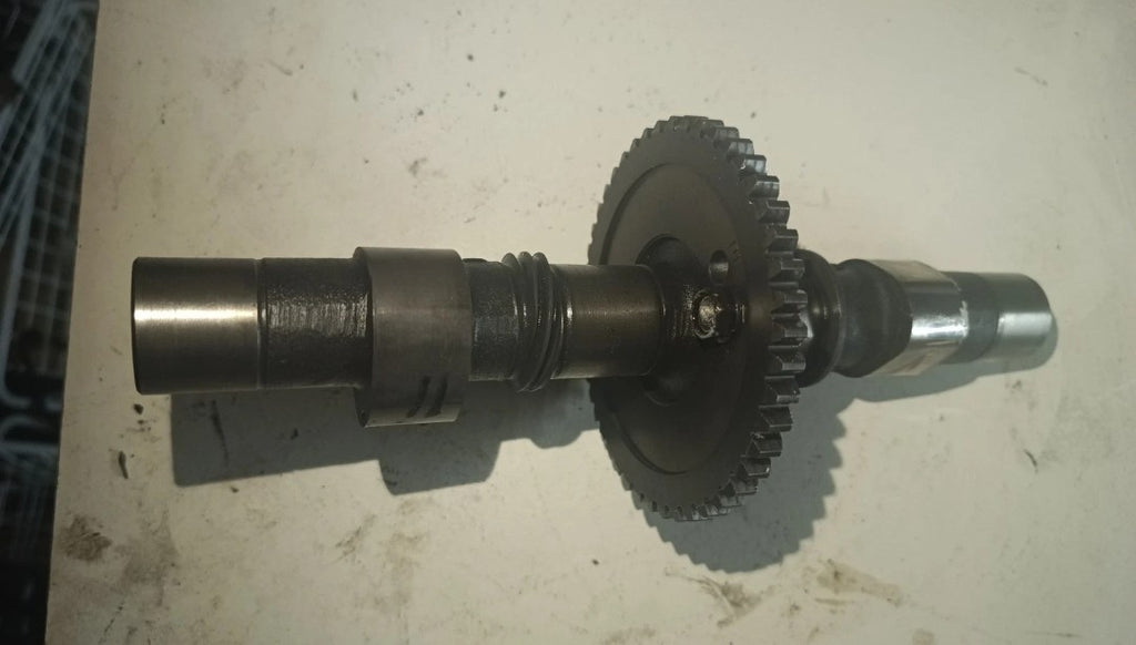Komplett insugskamaxel Kawasaki EN400 (OEM 12044-1167, 12046-1075), komplett med drev
