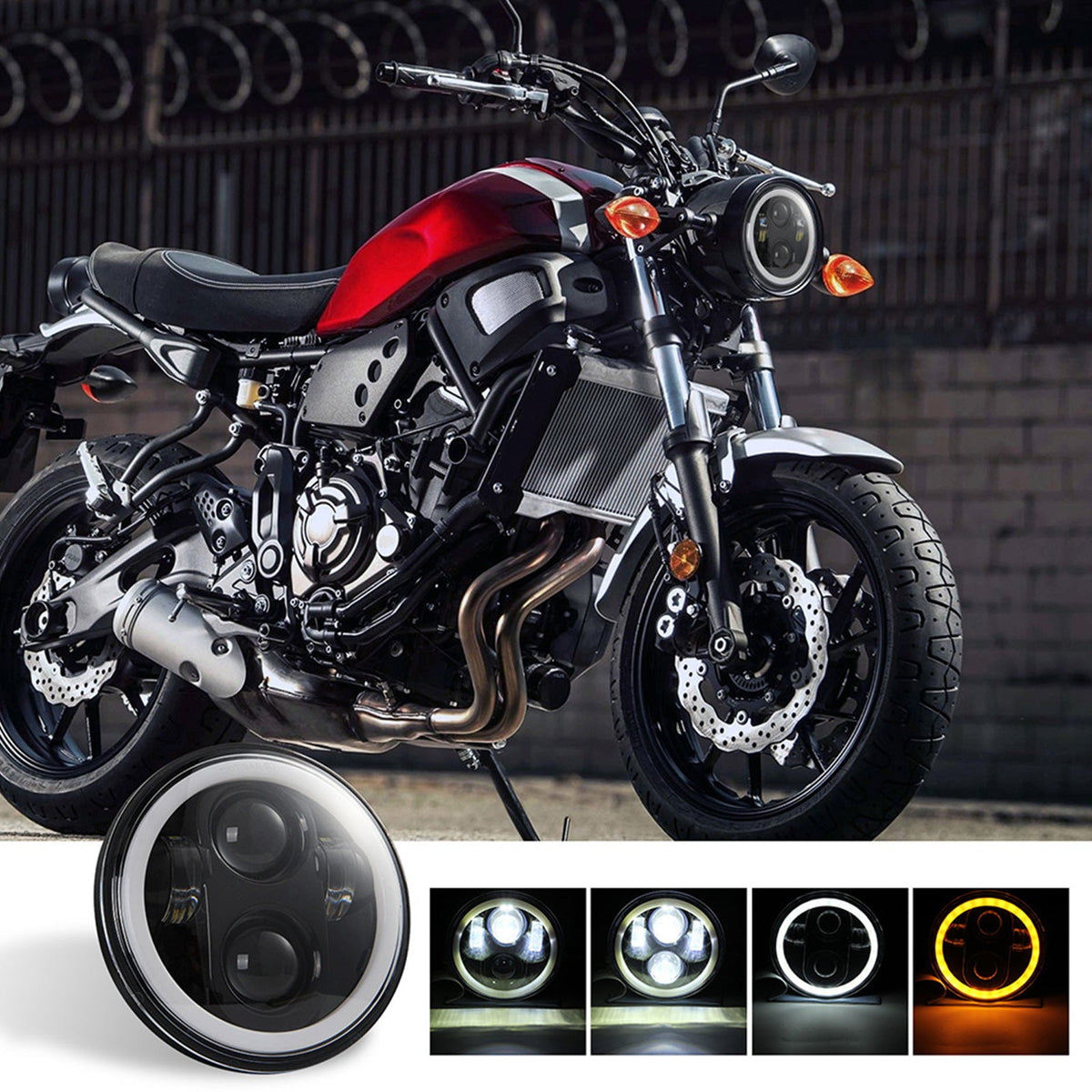 LED Motorcycle Headlight Suitable for Harley Davidson CVO